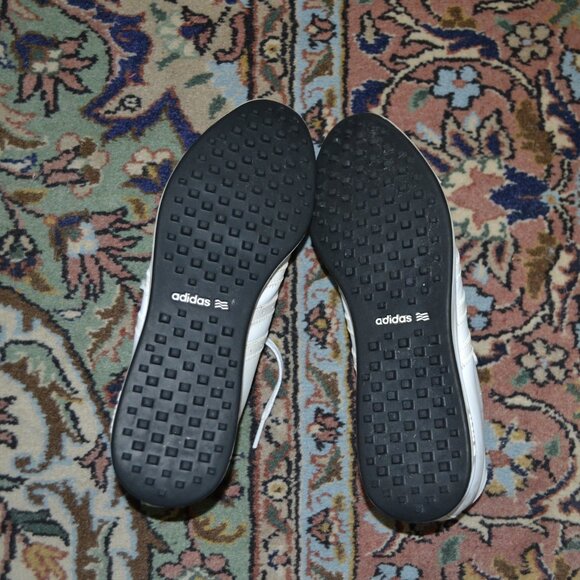 Adidas Women’s Athletic Shoes Size 7.5 White Leather Running Walking Three St - Picture 10 of 10